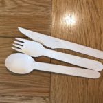 Birch wood cutlery Southern Furniture Hire