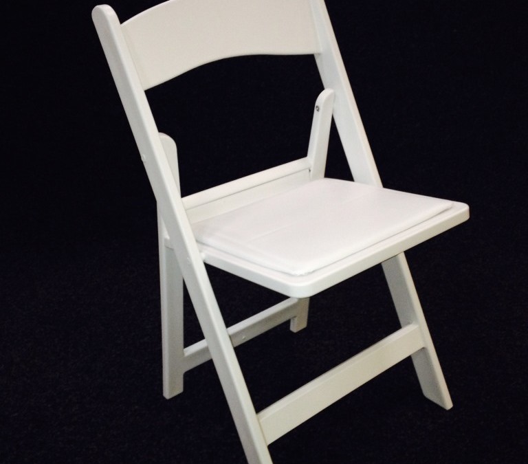 white folding chairs Dorset Hmapshire Wiltshire